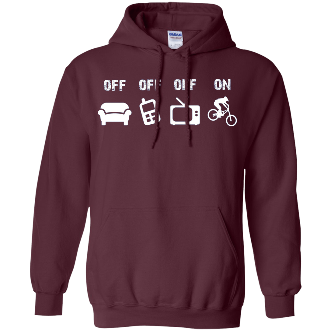 Bike Mode On Shirt: Funny Bicycle Bike Mtb T-Shirt Gift