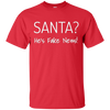 Image of Santa Fake News T-Shirt Trump Joke Funny Christmas Gift