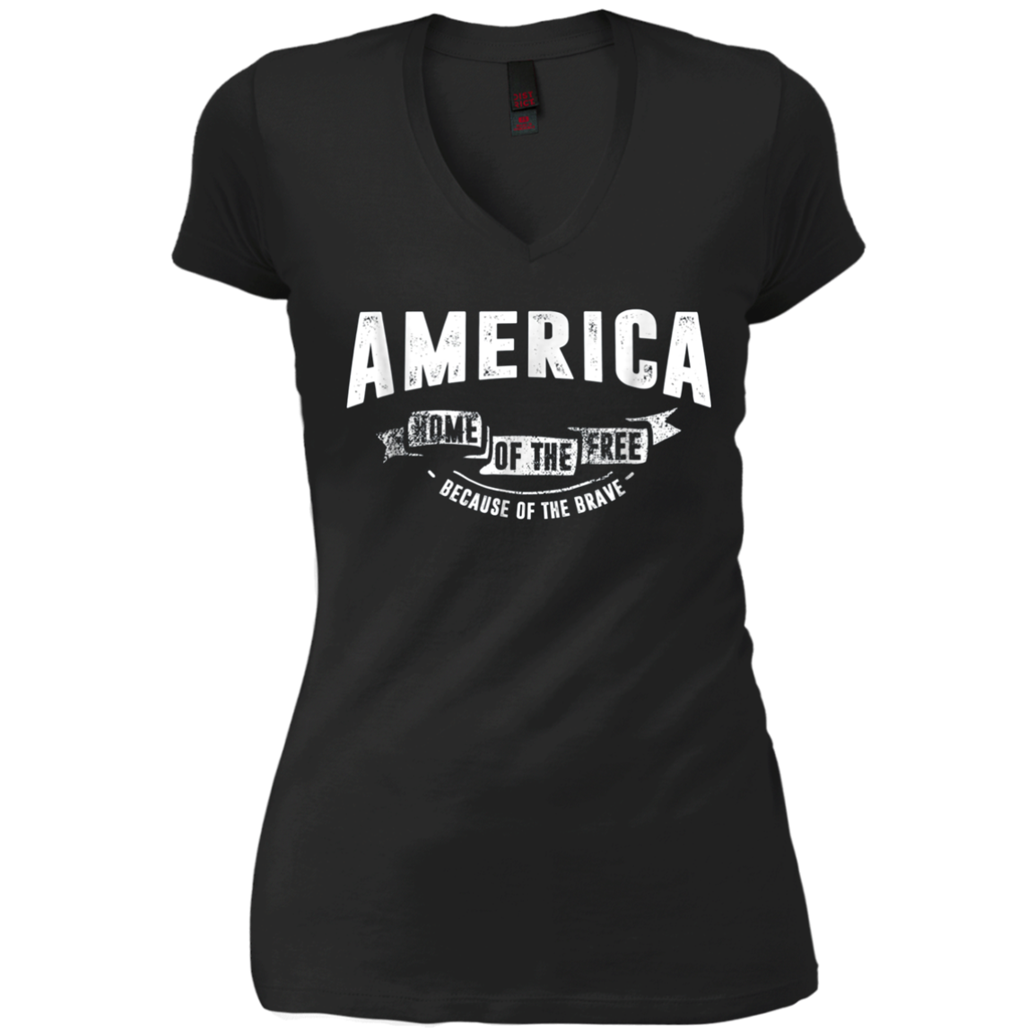 America Home of the Free Because of the Brave Shirt 2018