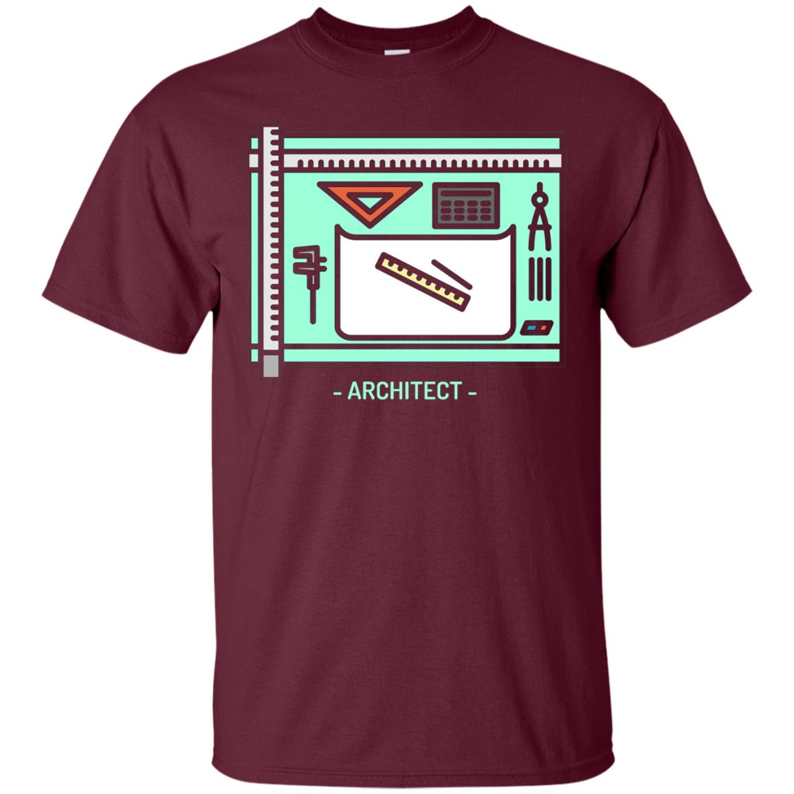 Architecture Tools Graphic Print Shirt Gift For Architect