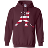 Image of American USA Flag Ice Hockey T-Shirt Patriotic Sports Gift