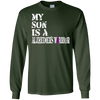 Image of Alzheimer's Awareness Shirt For Son Purple Ribbon Tee
