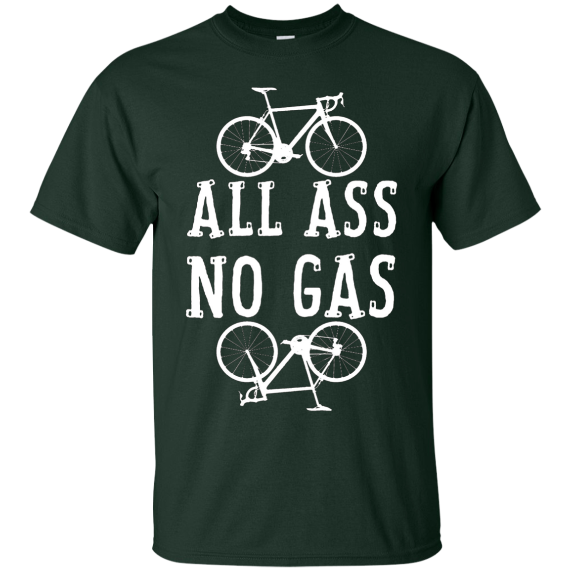 ALL ASS NO GAS Shirt - cycling lover shirts