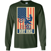 Image of American Flag Patriotic Motocross Dirt Bike Shirt