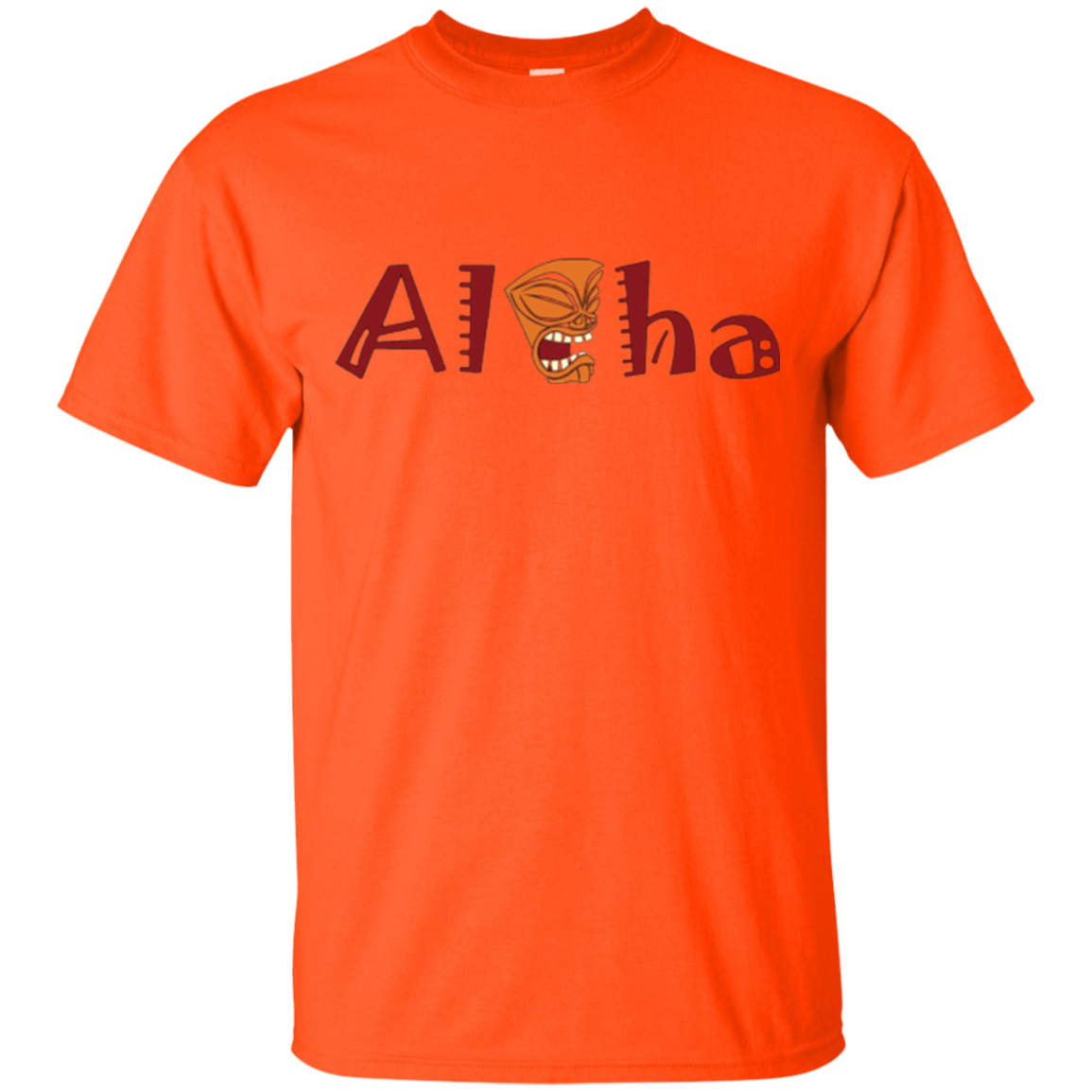 Aloha - Tiki Long Sleeve T-Shirt For Hawaii Lovers. Novelty