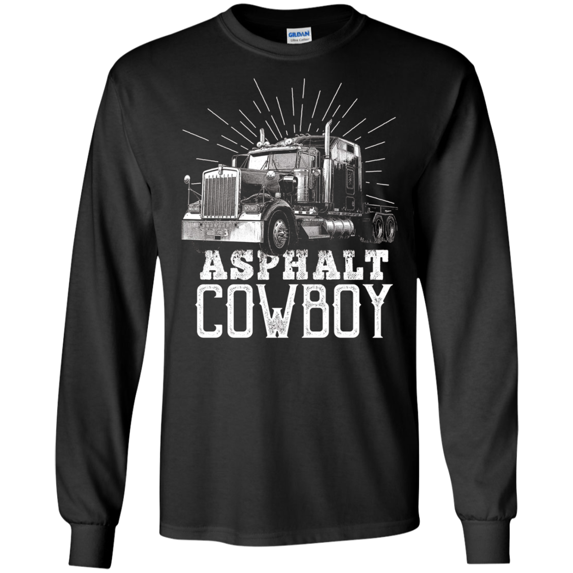 Asphalt Cowboy Trucker Truck Driver Shirt Truck Driver Gift