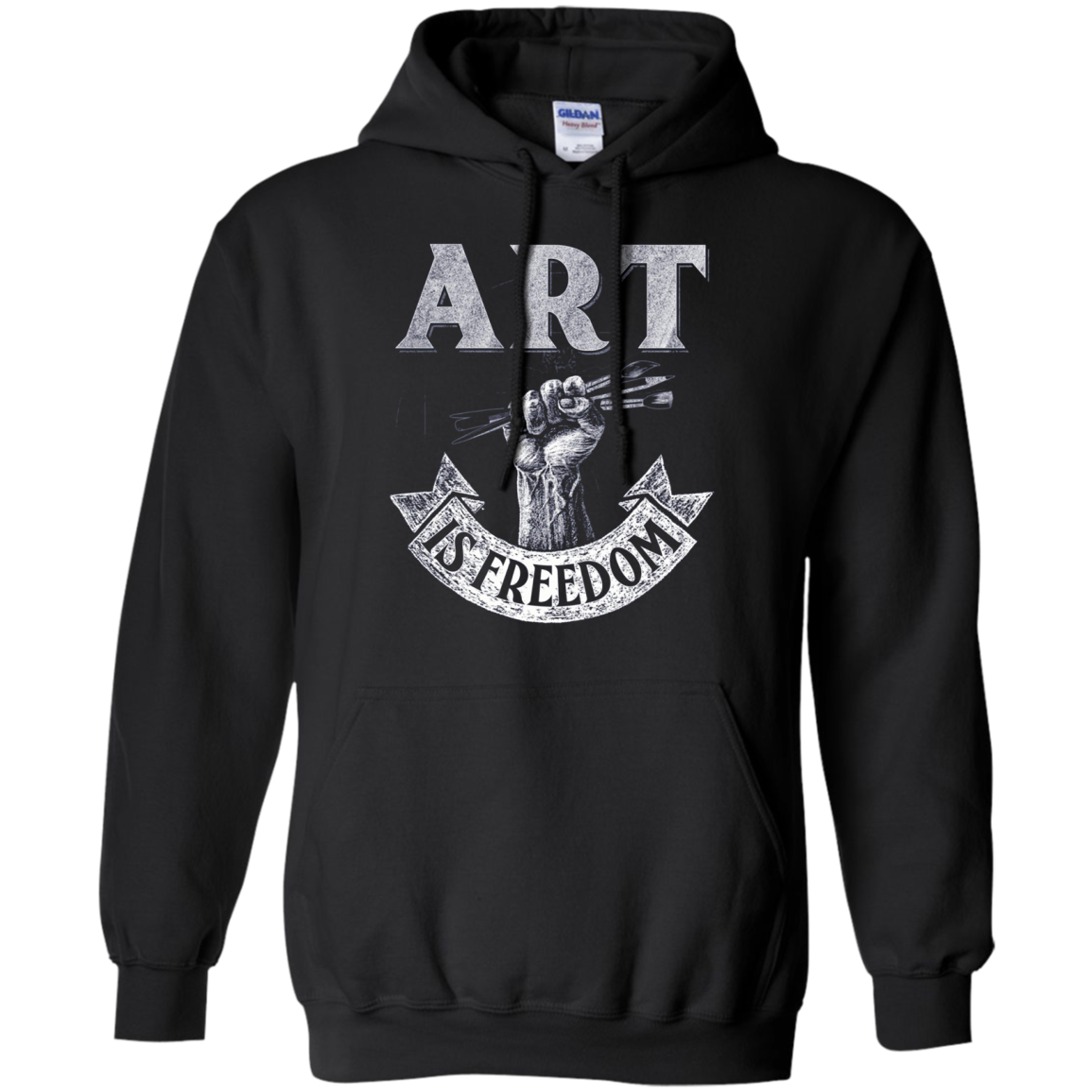 Art is Freedom great t shirt for artists who love to draw
