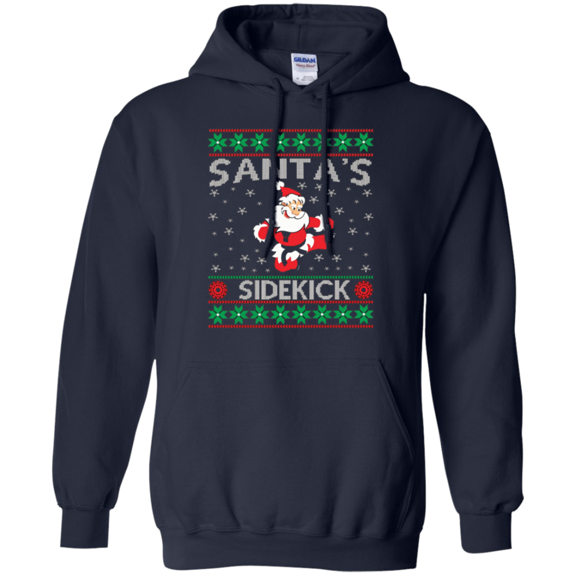 Santa's Sidekick Christmas T-shirt