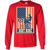 Image of American Flag Patriotic Motocross Dirt Bike Shirt