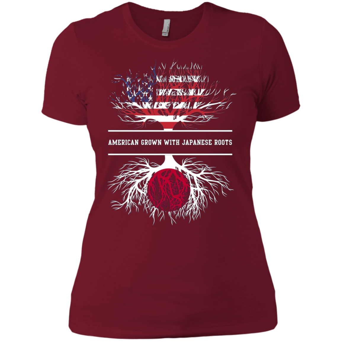 American Grown With Japanese Roots T-Shirt Japan Tee