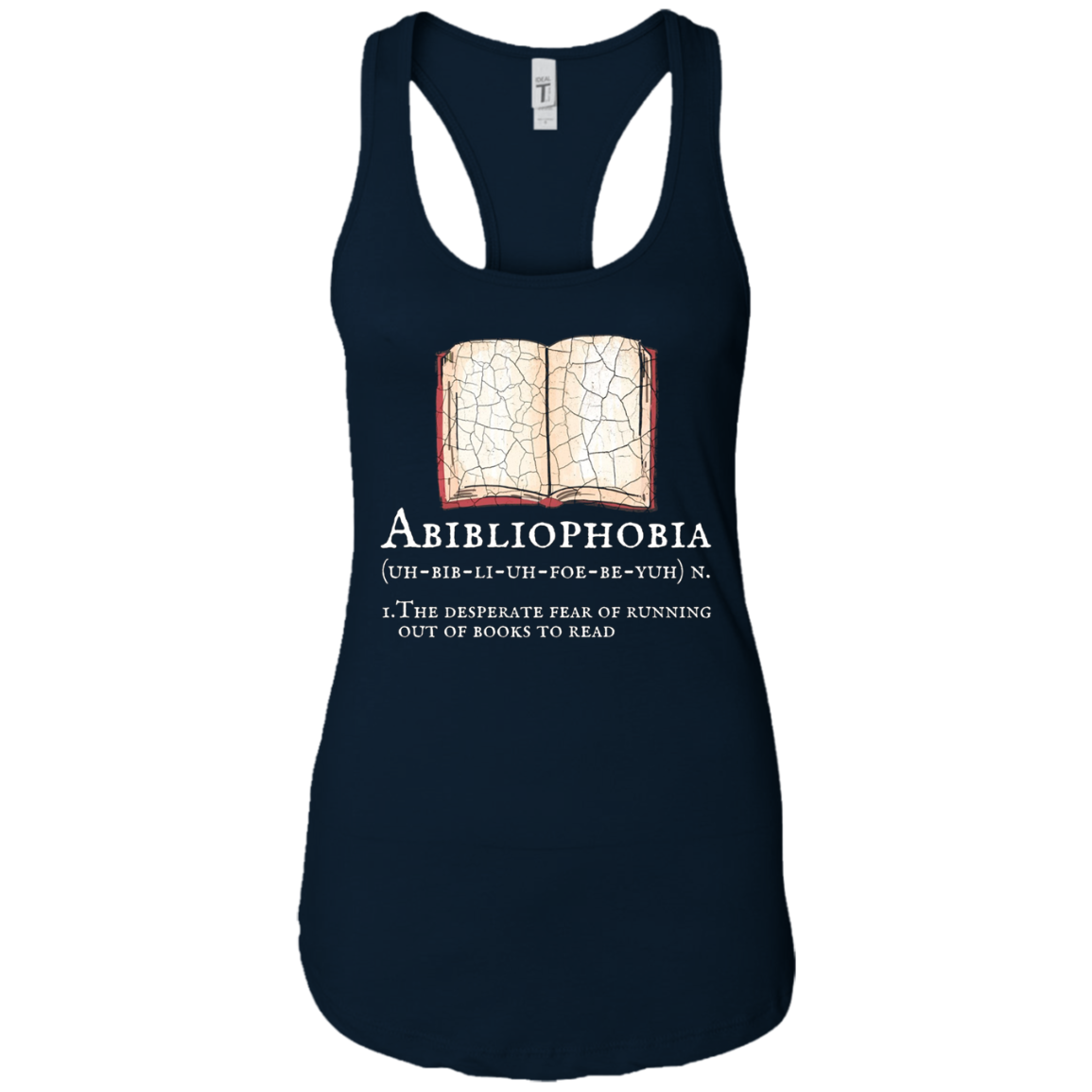 Abibliophobia Funny Definition T Shirt Reading Apparel