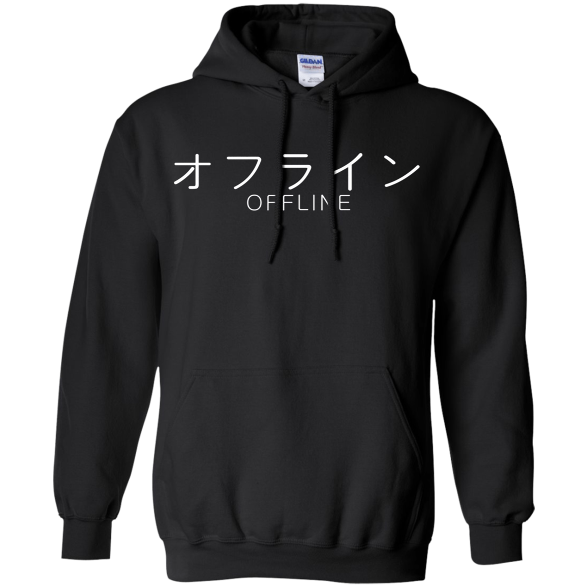 Aesthetic Offline Japanese Text Vaporwave Long Sleeve TShirt