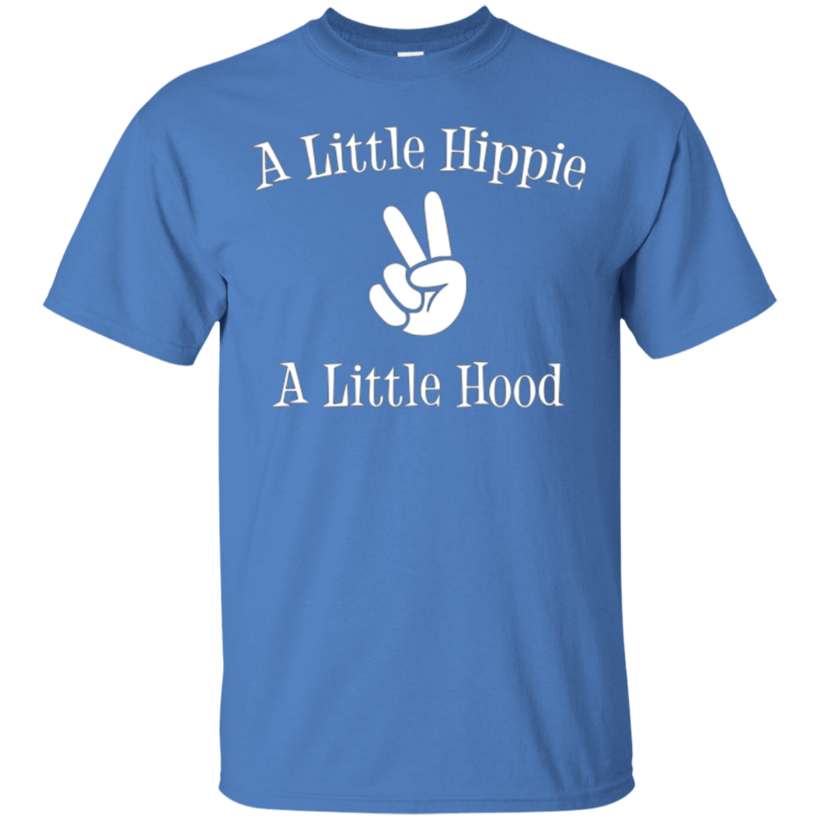 Un petit hippie Un petit t-shirt à capuche | T-shirt drôle sans soins