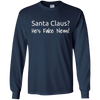 Image of Santa Fake News T-Shirt Trump Joke Funny Christmas Gift