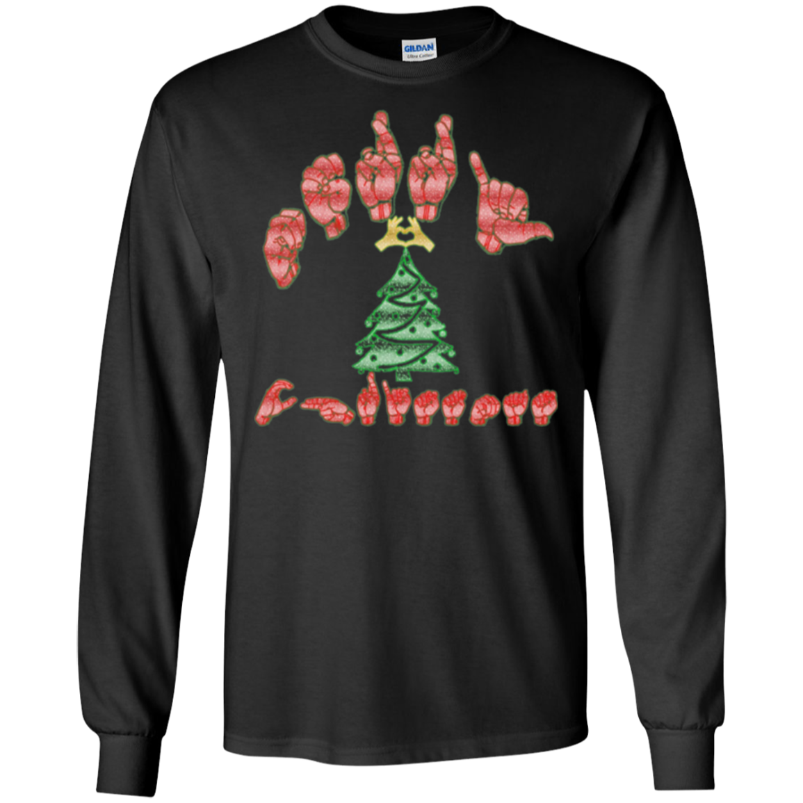 American Sign Language Christmas T shirt great gift idea