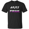 Image of Aries Asexuel Pride Flag Zodiac signe Long Sleeve T-Shirt