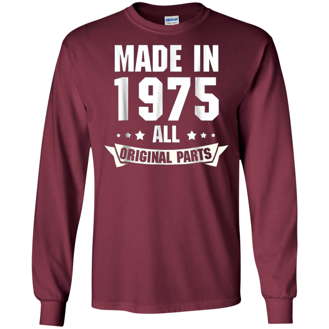 Age Shirt Made in 1975 43rd Years Old 43 Birthday Gift