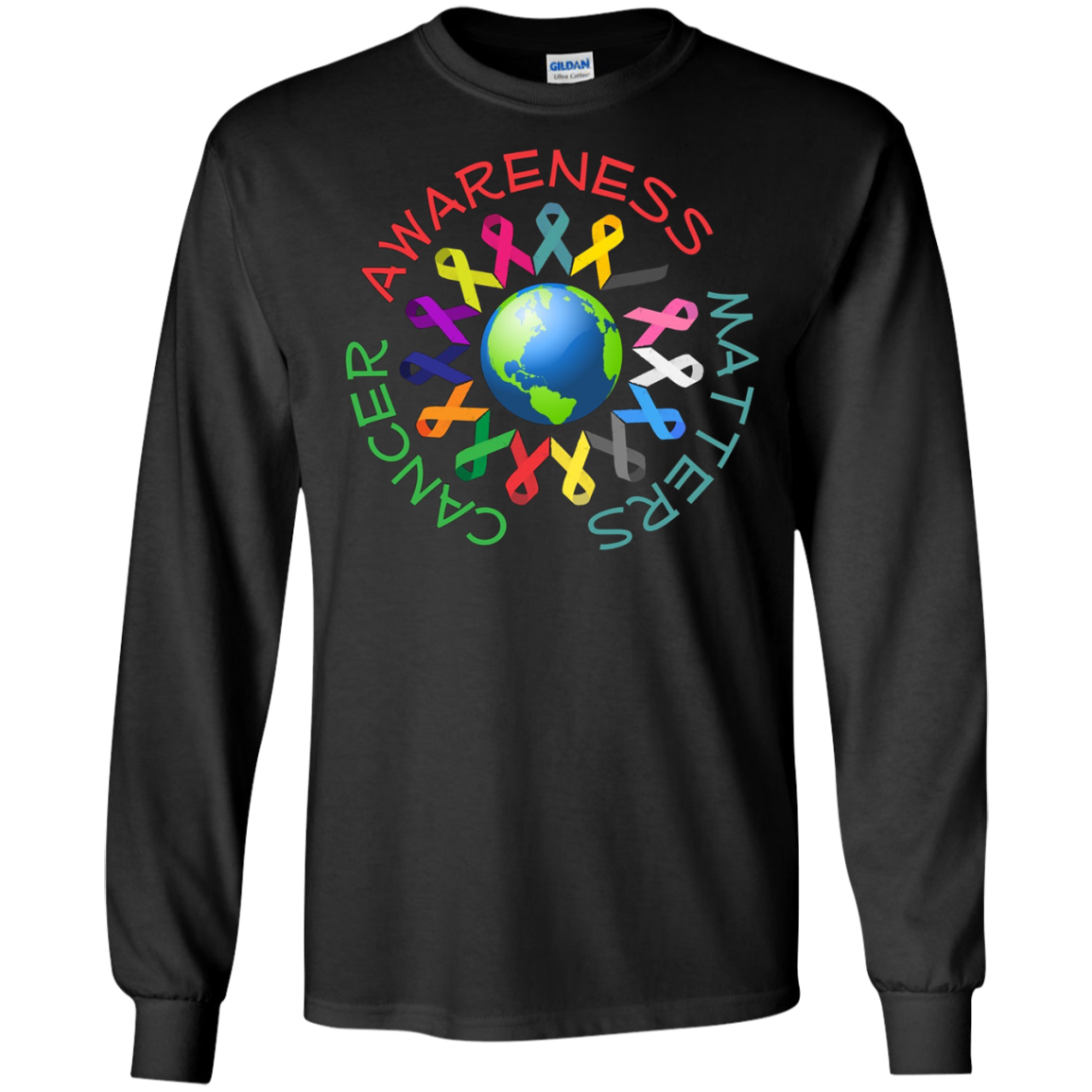 All cancer Ribbons for all cancer aware t - shirt