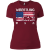 Image of American Flag Wrestling T-shirt