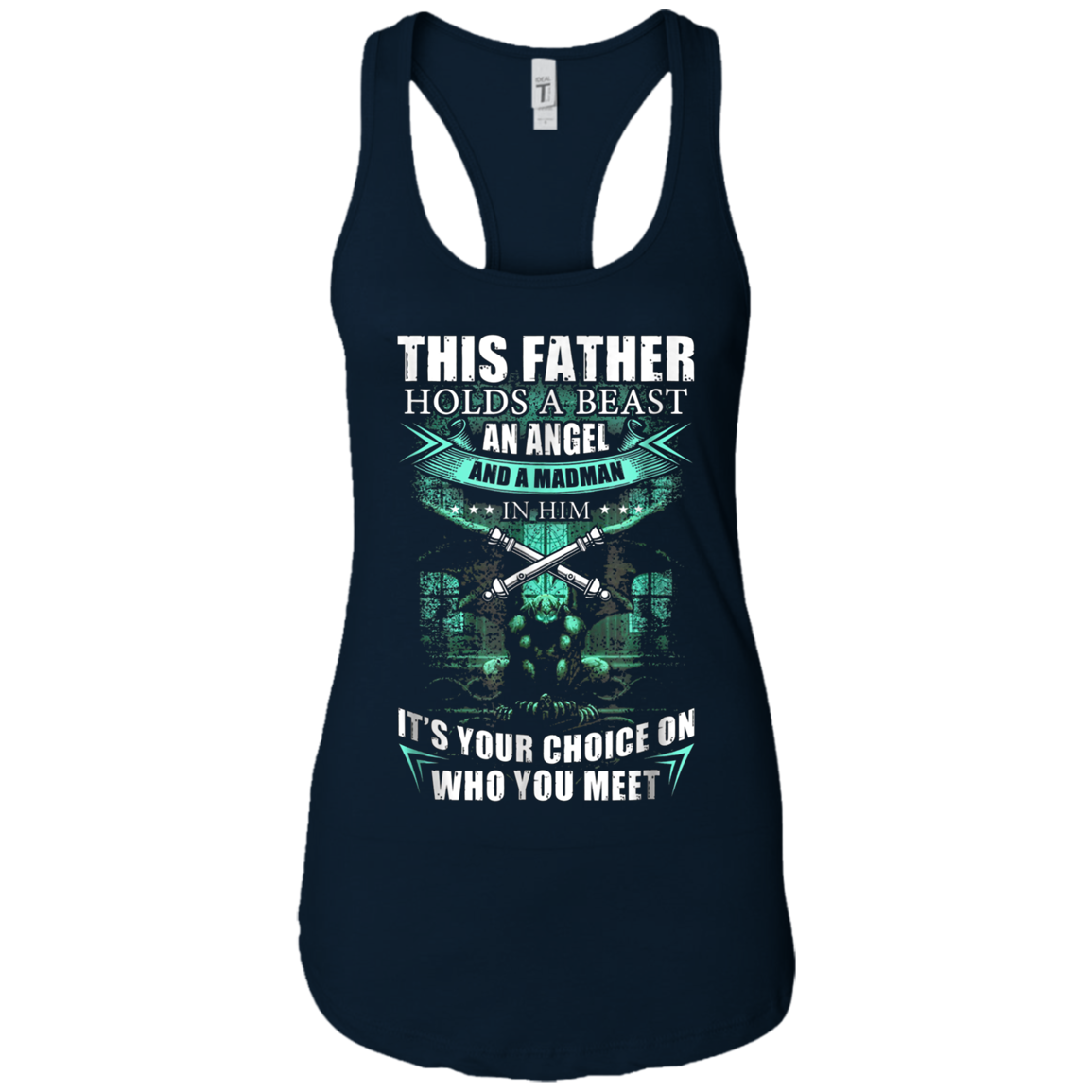 Artilleyman T-shirt , this father holds a beast an angel and