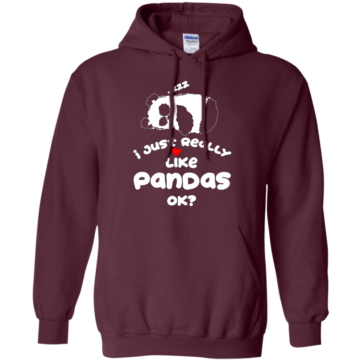 "I Just Really Like Pandas, Ok?" Chinese Panda Bear T-shirt