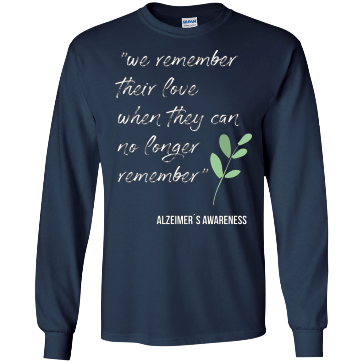 Alzheimer awareness t-shirt for family member and friends