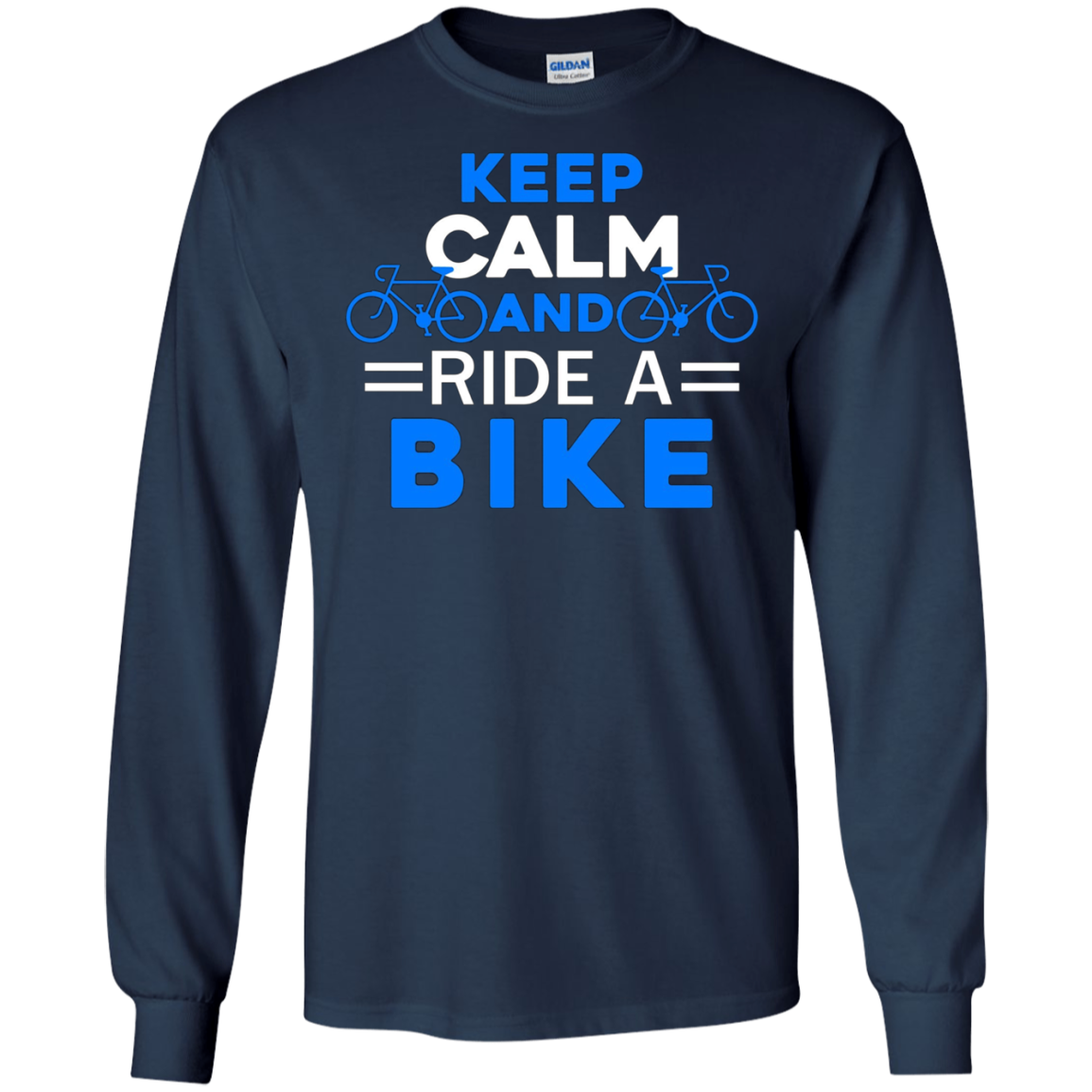 Bike Shirt - Keep Calm And Ride A Bike Tshirt