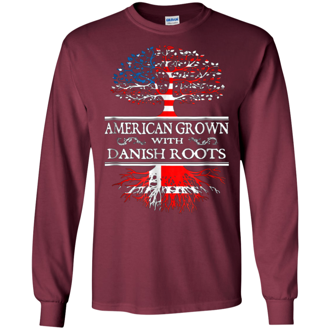 American Grown With Danish Roots T Shirt