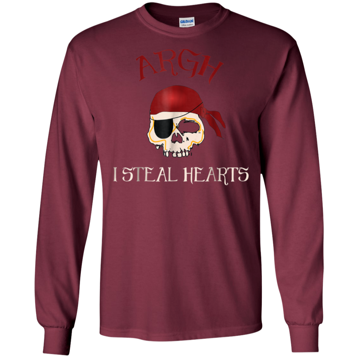 Argh I Steal Hearts Pirate Party Shirt Birthday