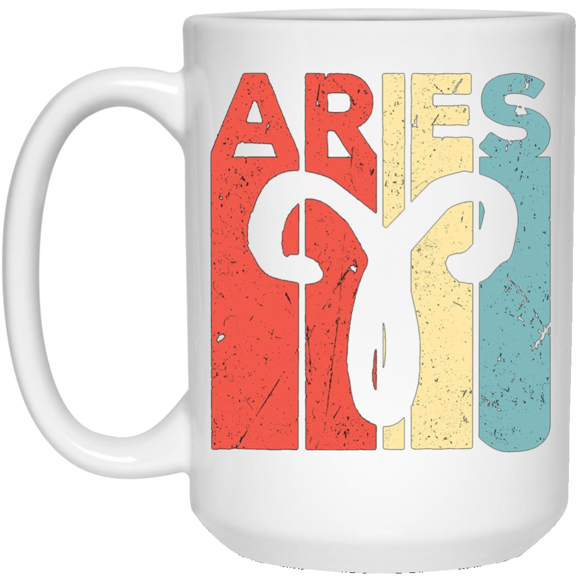 Aries Zodiac Star Sign Vintage Unisex Standard T Shirt