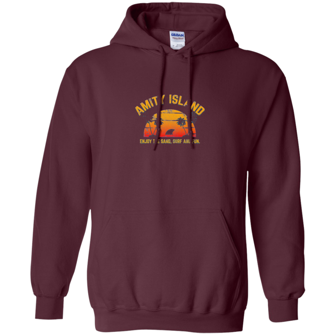 "Enjoy the Sand, Surf and Fun on Amity Island" Vintage Tee