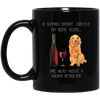 Image of Woman Cannot Survive on Wine Alone needs A Golden Retriever