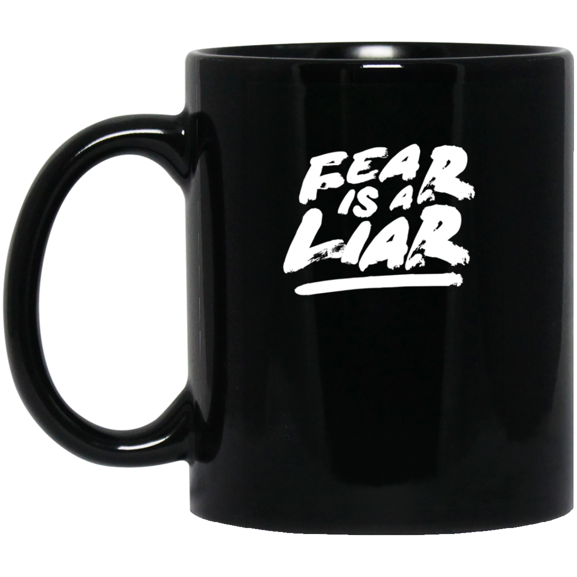 "Fear Is A Liar" T-shirt Success Wins Positive Thinking Tee