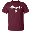 Image of A shirt that says Blessed | Blessed Thanksgiving T-Shirt
