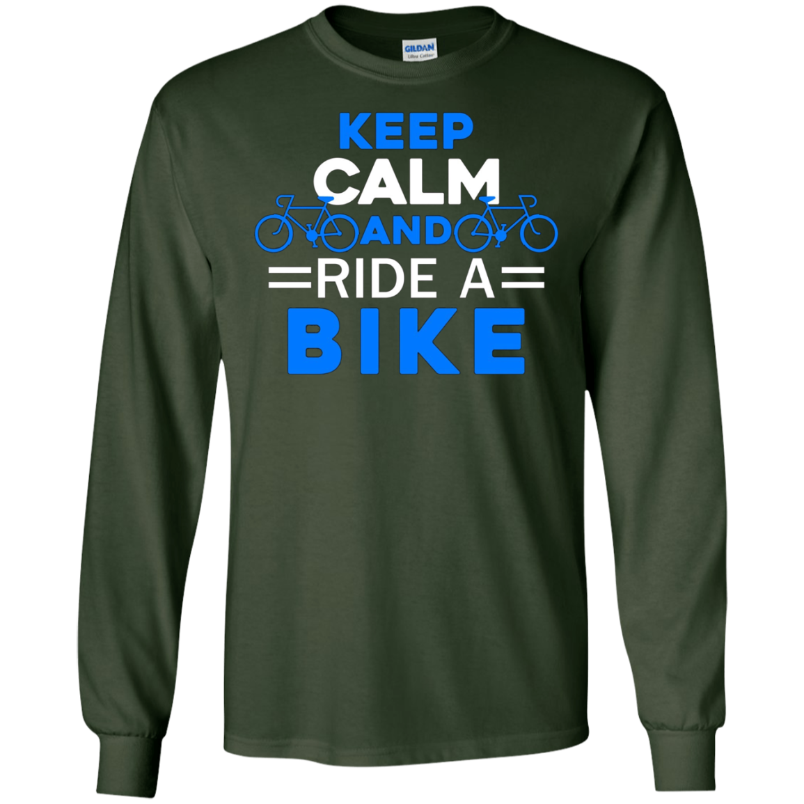 Bike Shirt - Keep Calm And Ride A Bike Tshirt