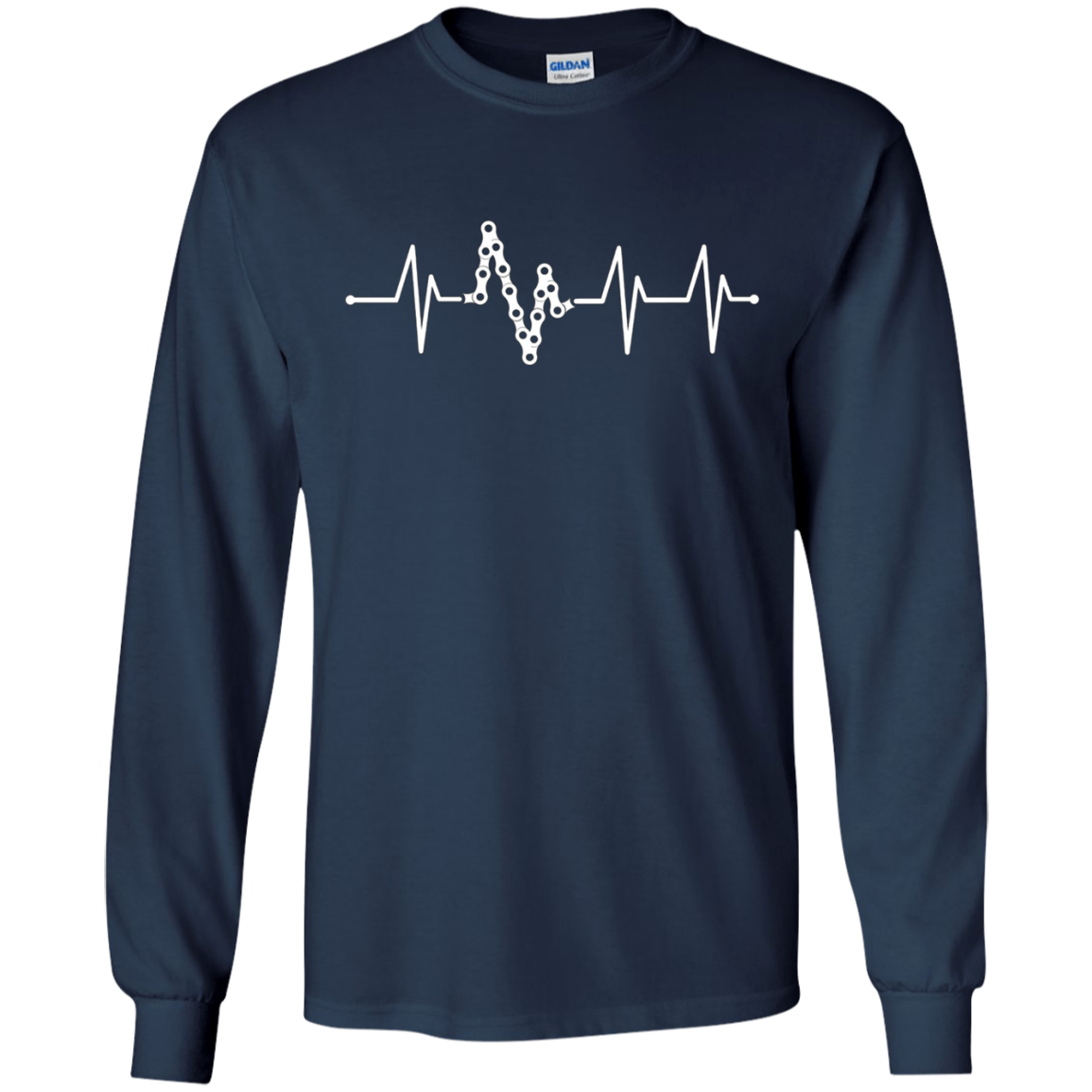 Bike Heartbeat Pulse Shirt - Funny Bike Shirt