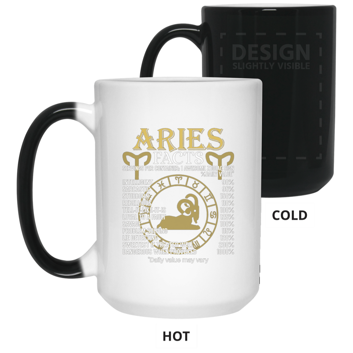 Aries Facts Zodiac Sign T-Shirt