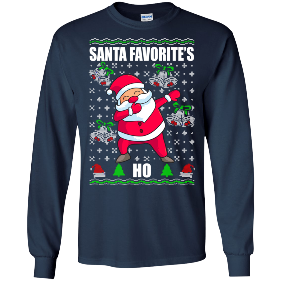 Santa Favorite's Ho Dabbing Santa X-ma T-Shirt