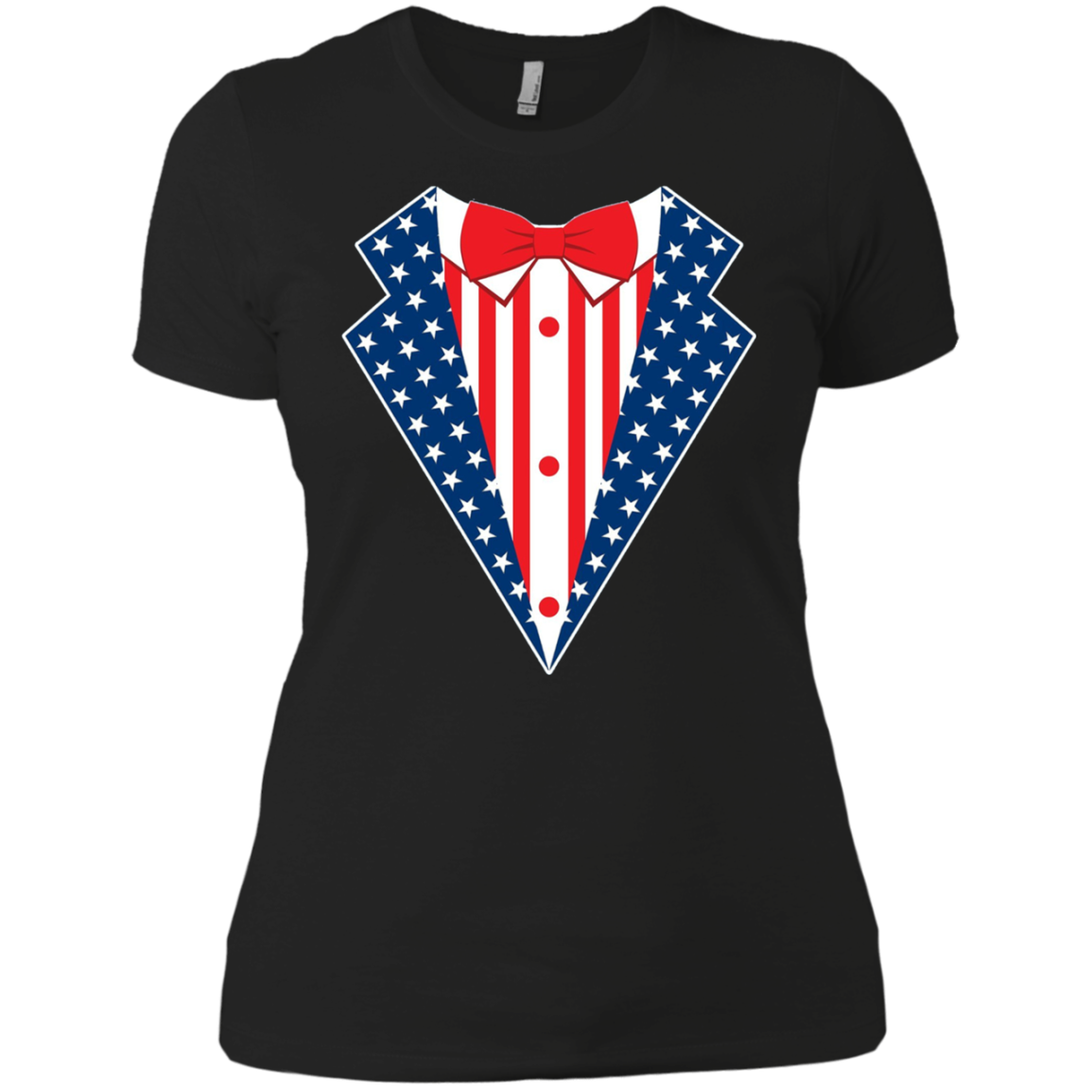 4th of July USA Tuxedo T-shirt