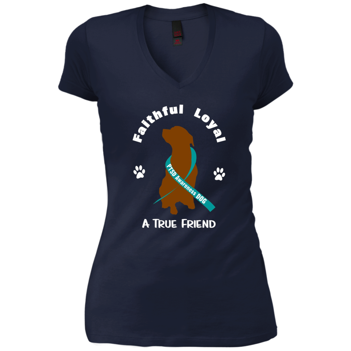 A True Friend PTSD Awareness Support Dog Shirts