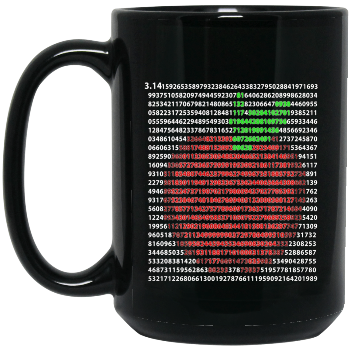 Apple Pi Day Shirt 3.14 First 1,000 Digits | FUNNY PI SHIRT