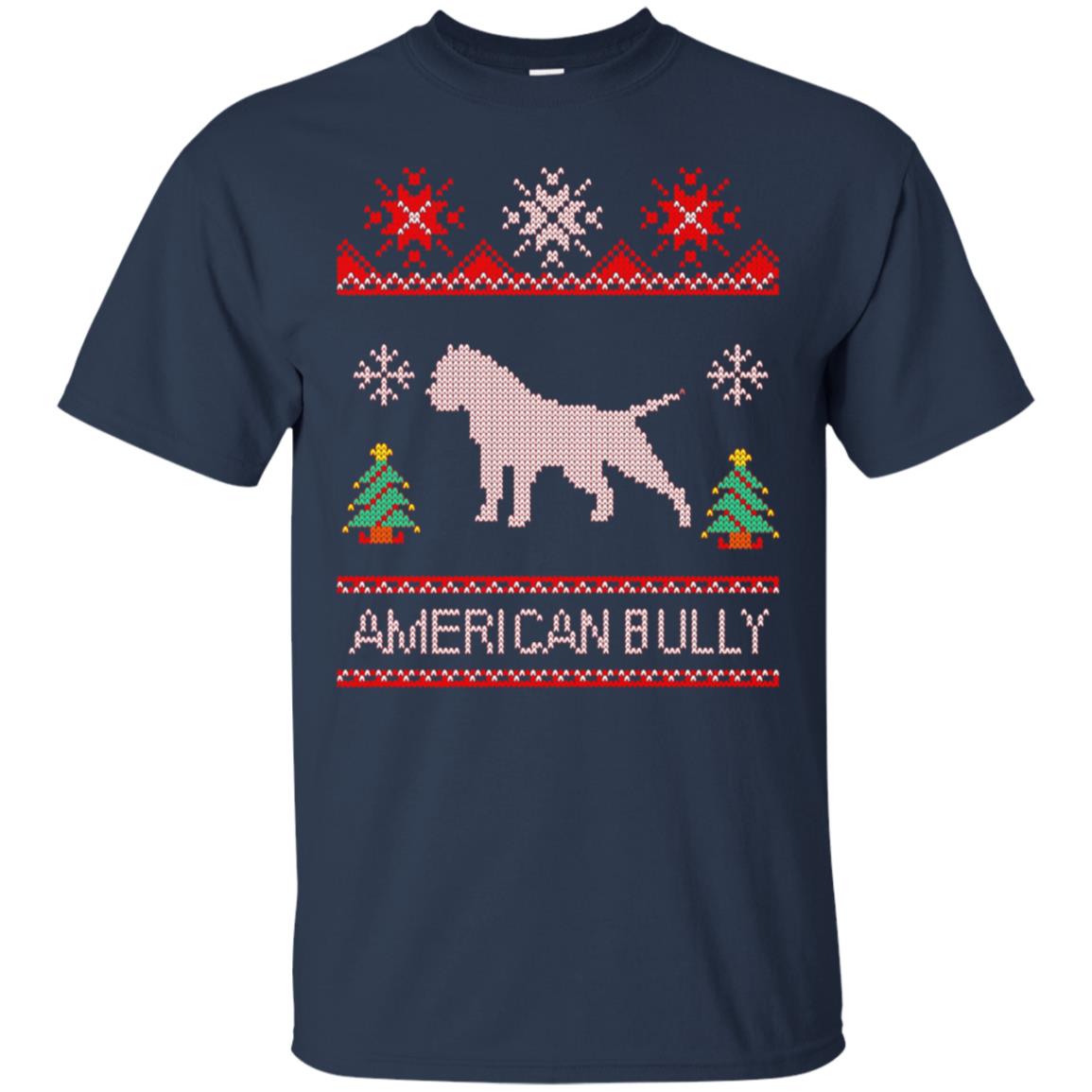 American bully Christmas shirt