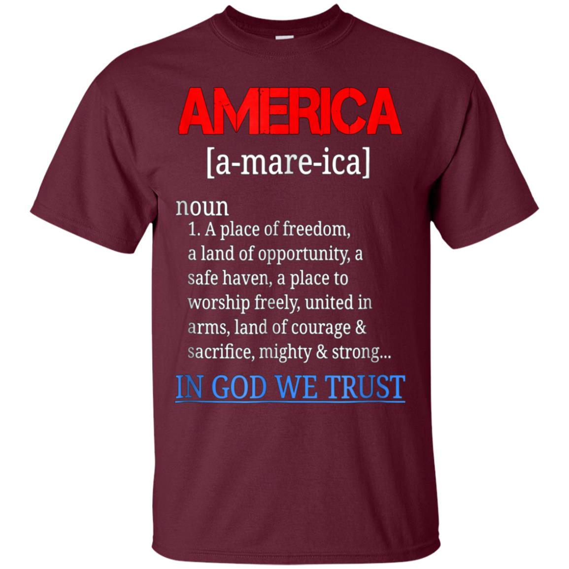 America Patriotic Independence Day Veterans Support T-shirt