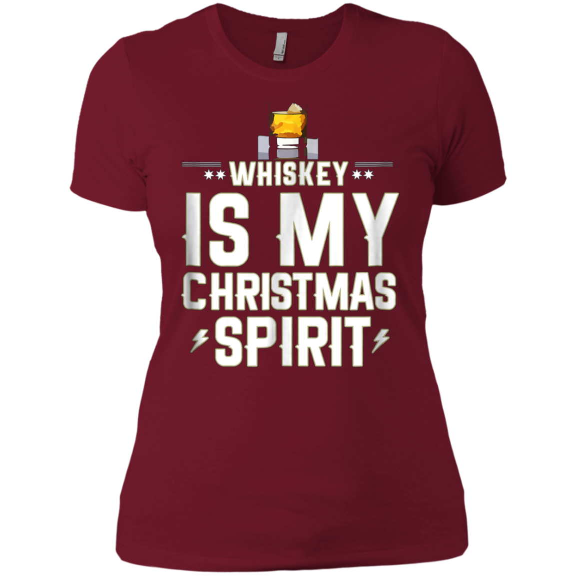 Christmas Spirit shirt Whiskey Is My Christmas Spirit