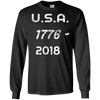 Image of America Independence Day Freedom 4th July Apparel T-Shirt