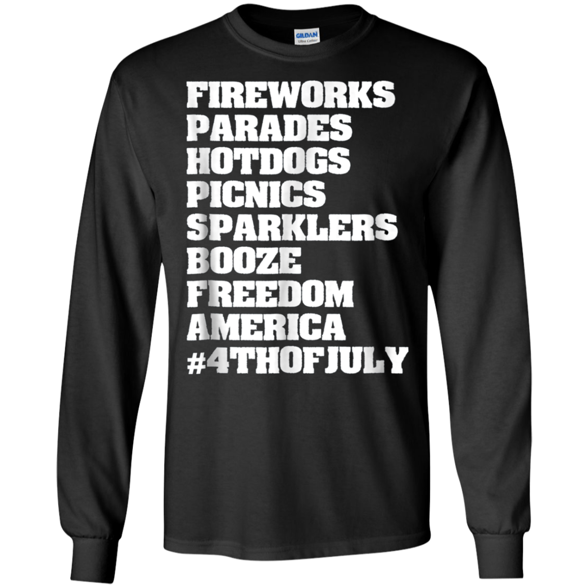 4th of July Teen Outfits American Independence T-shirt
