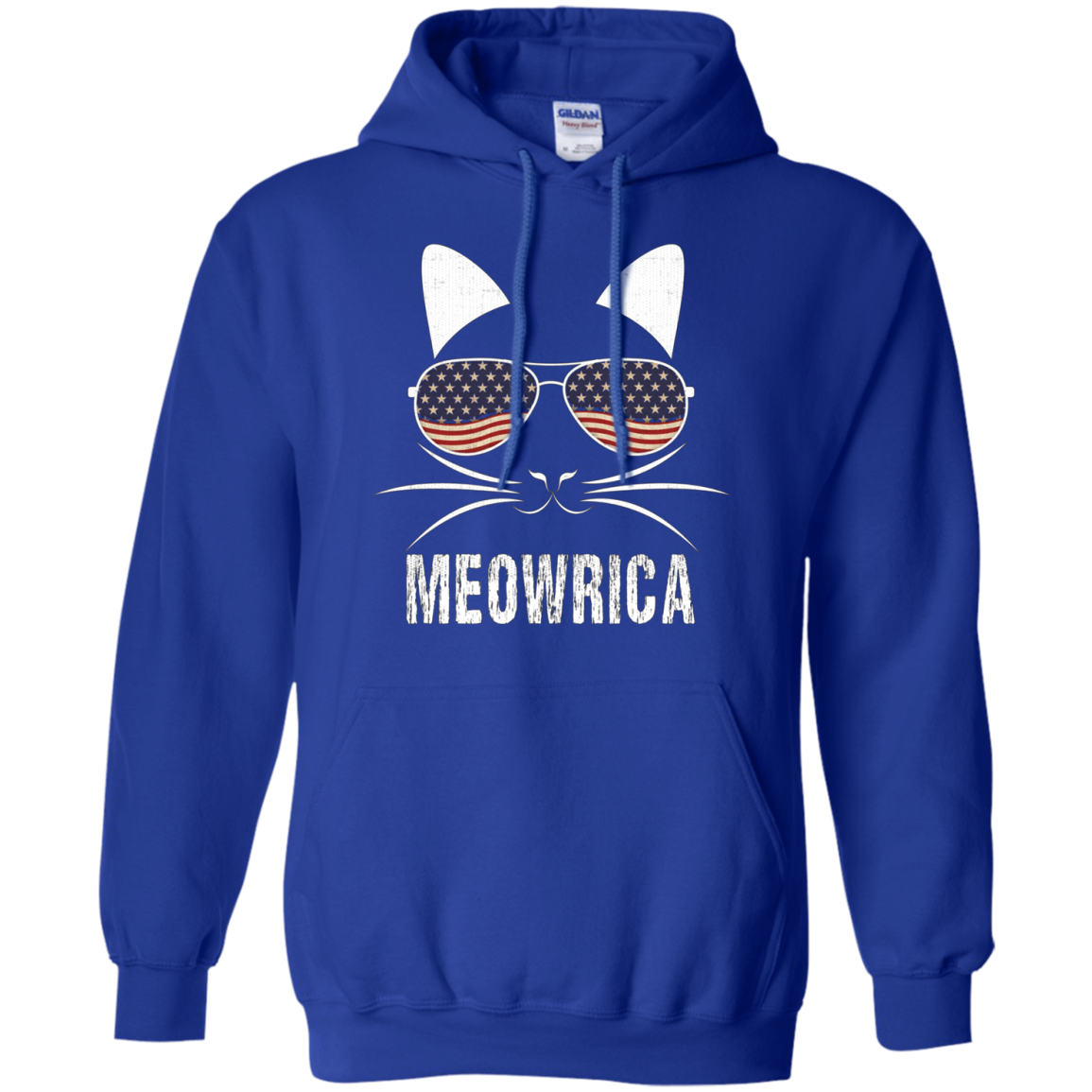 "Meowrica" Patriotic Cat T-Shirt
