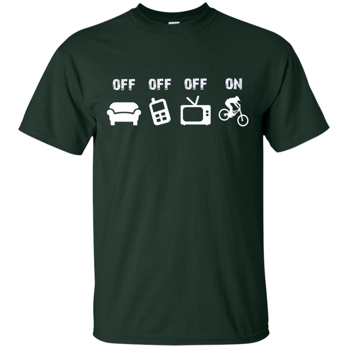 Bike Mode On Shirt: Funny Bicycle Bike Mtb T-Shirt Gift