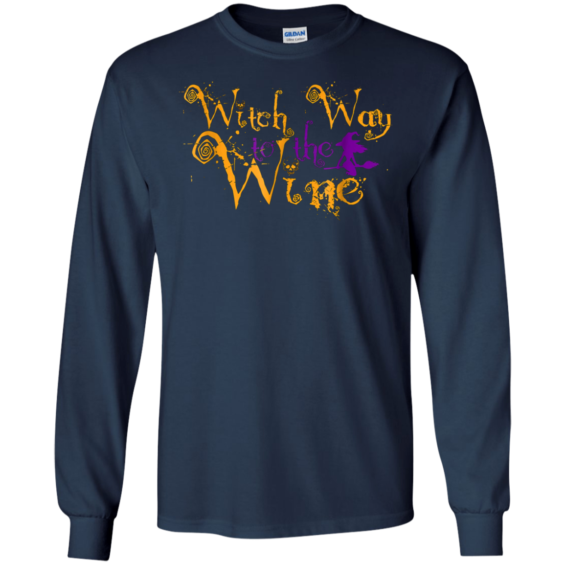 Witch way to the wine shirt Party Halloween Wine lover shirt