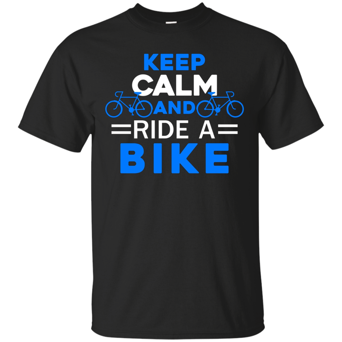 Bike Shirt - Keep Calm And Ride A Bike Tshirt